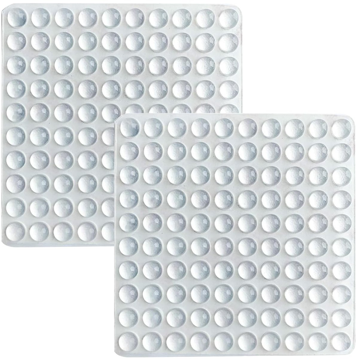 Solidchoice - 200 Stuks Transparante Rubber Pads voor Meubelbescherming