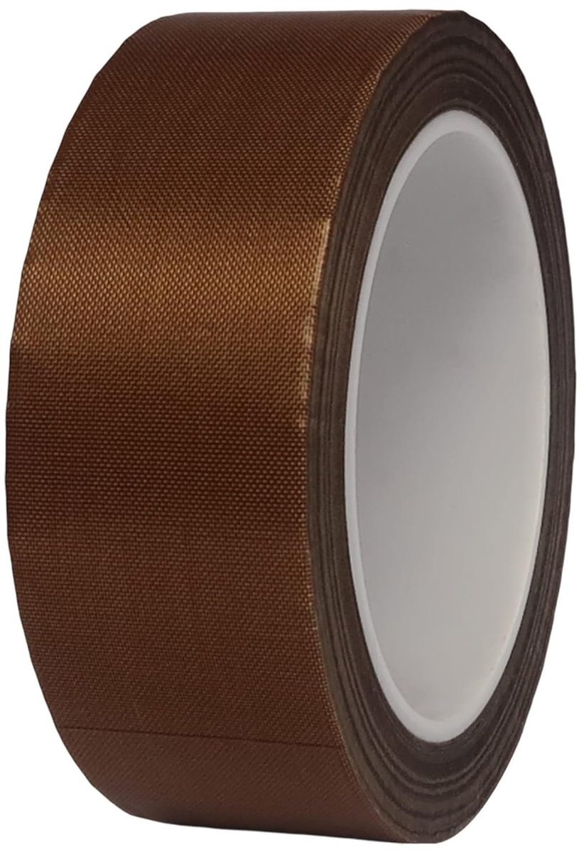 Teflon tape 0.12mm - PTFE met zelfklevend silicone - hoge temperatuurbestendigheid - ideaal voor non-stick toepassingen - ShopVlot