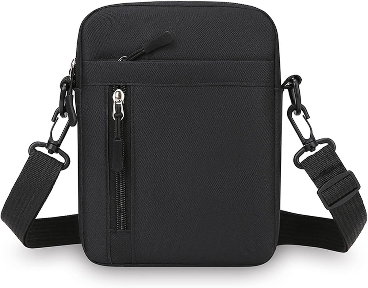 Schoudertas voor mannen - Compact en veelzijdig - Voor dagelijks gebruik - Ideaal voor werk en reizen - ShopVlot