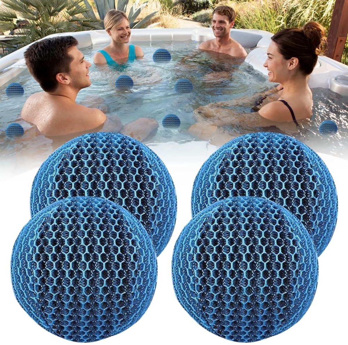 Solidchoice - Herbruikbare Spons voor het Absorberen van Olie in Whirlpool en Zwembad
