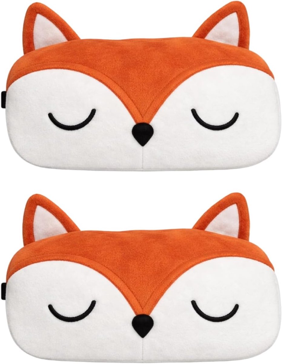Slaapmasker 2 stuks - Zacht pluche - Ademend - Ideaal voor ontspanning - ShopVlot