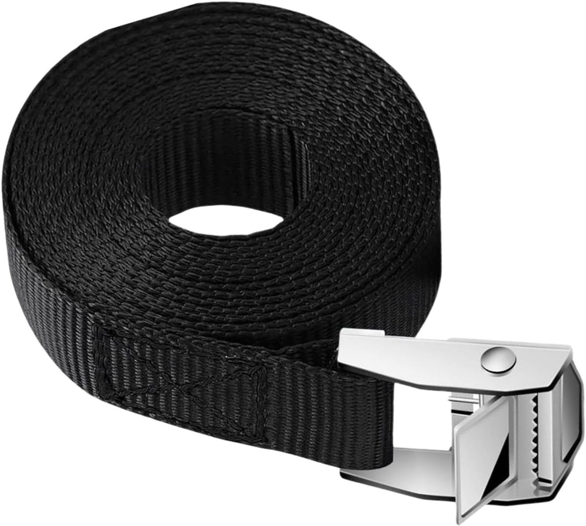 Trinquetecon Lashing Straps 5 m Lashing Strap with 25 mm Wide Buckle Fastening Straps for Car, Bicycle Carrier - ShopVlot