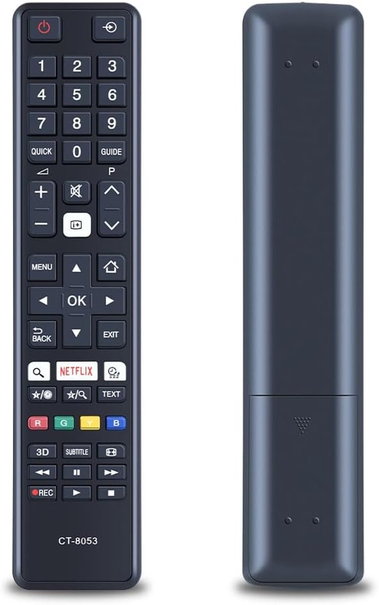 CT-8053 Replacement Remote Control for Toshiba TV CT8053 RC48121 43U5663DG 49U5663DG 49U6663DG 49U6763DG 55U6663DG - ShopVlot