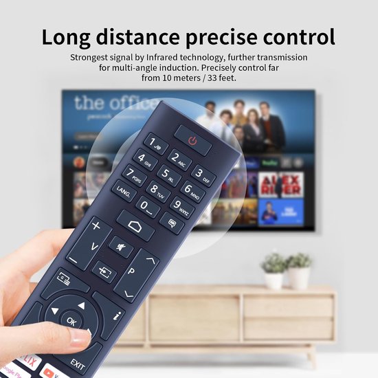 Nue Vervangende afstandsbediening compatibel met JVC Android Smart TV LT-24VAH3455 LT-32VAF3255 LT-32VAH3355 - ShopVlot — afbeelding 5
