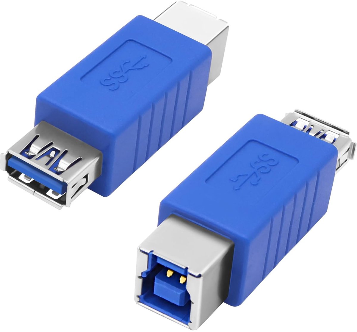 MEIRIYFA USB A to USB3.0 B Printer Adapter, USB 3.0 Type-B Bus to USB 3.0 Type-A Bus Adapter, Converter 5Gbps for - ShopVlot