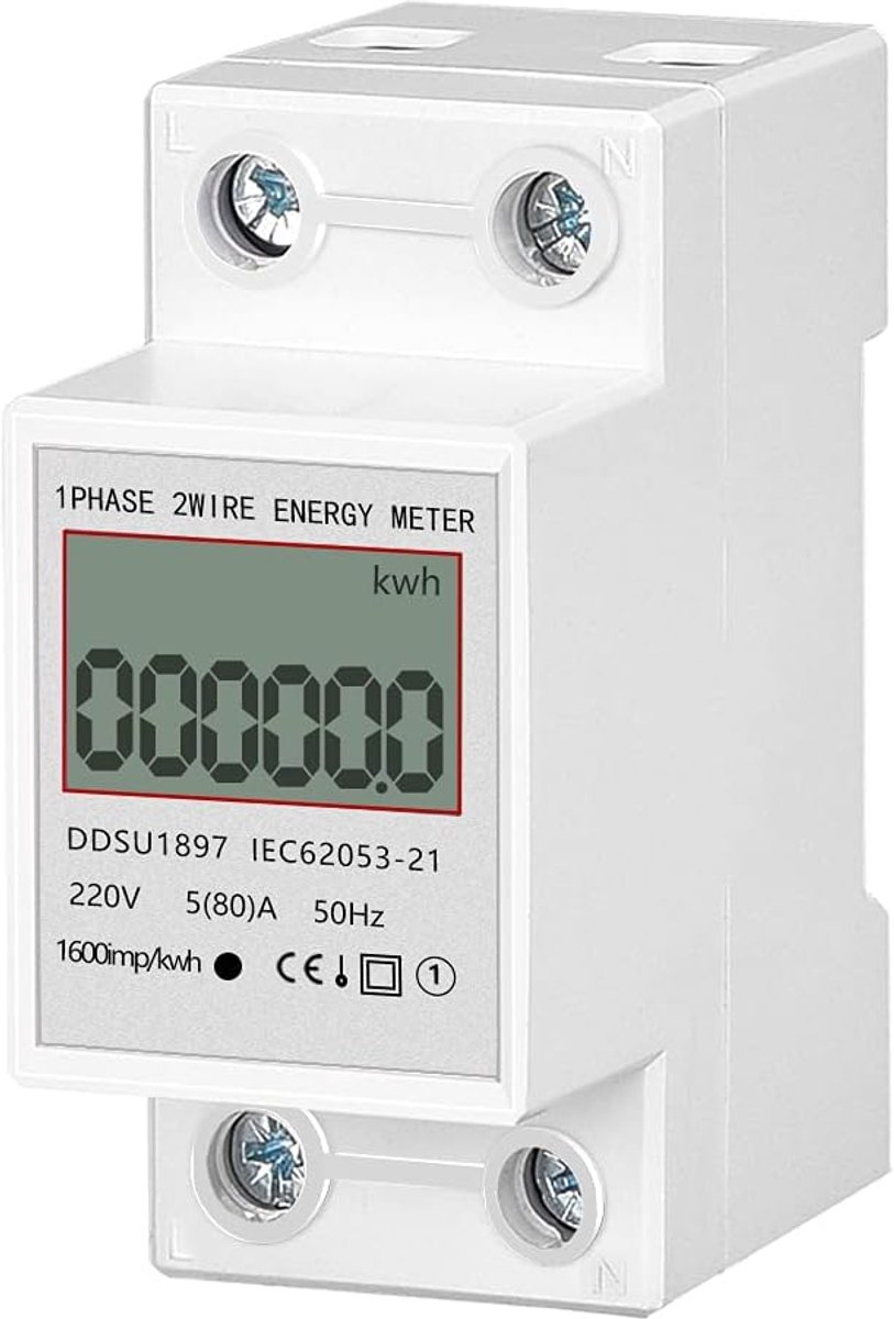 eMylo Electric Counter, Energy Monitor, Power Meters, Single-Phase Multifunctional Rail Mounting - ShopVlot