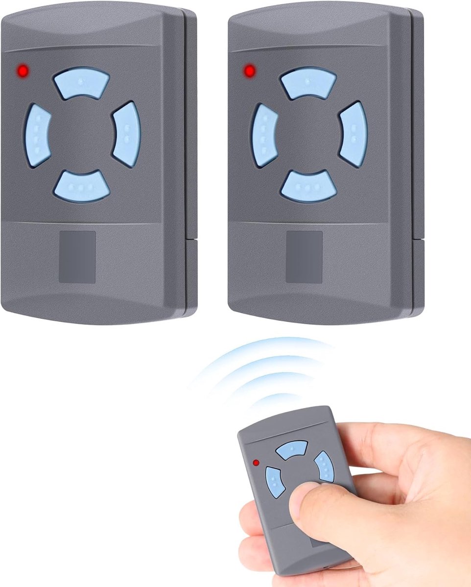 868.3 MHz Handheld Transmitter for HSM4-868 HSE2-868 HS4-868, Blue Buttons, Replacement Remote Control, Includes 2 - ShopVlot