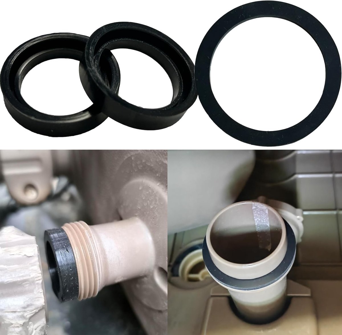 Inlet & Outlet Seal Set for Intex Pure Spa, 3pcs A/B/C Prevent Leakage Seal SSP-H-20-M & SB-20M SSP-H-10-2 SSPH102 - ShopVlot