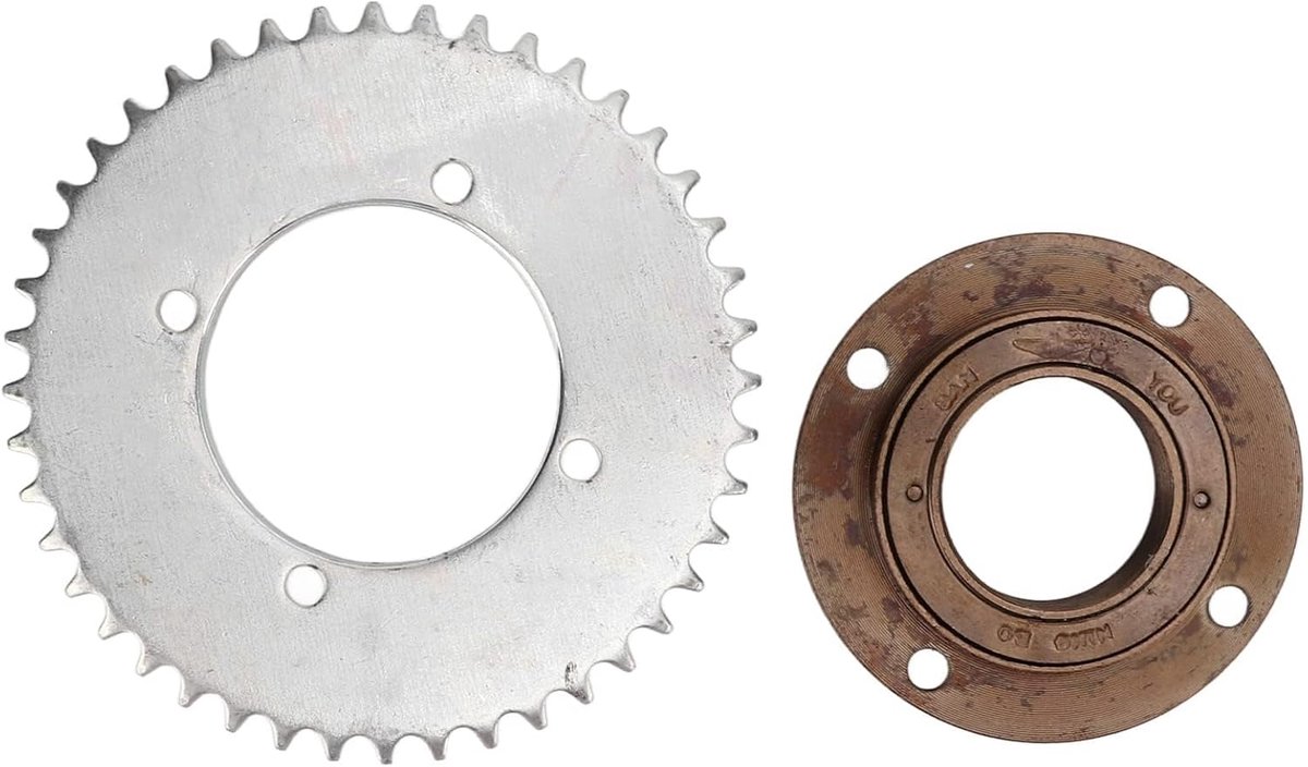 Achtertandwiel T8F 44T - Staal - 4 gaten - Geschikt voor ATV's - ShopVlot