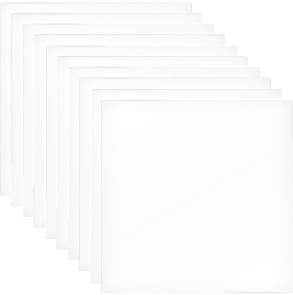 Zuignap Pads Vloer Reparatie Set 10pcs - Herbruikbaar Transparant - Vervangbaar Plakmateriaal - Voor Vinyl Vloerherstel - ShopVlot