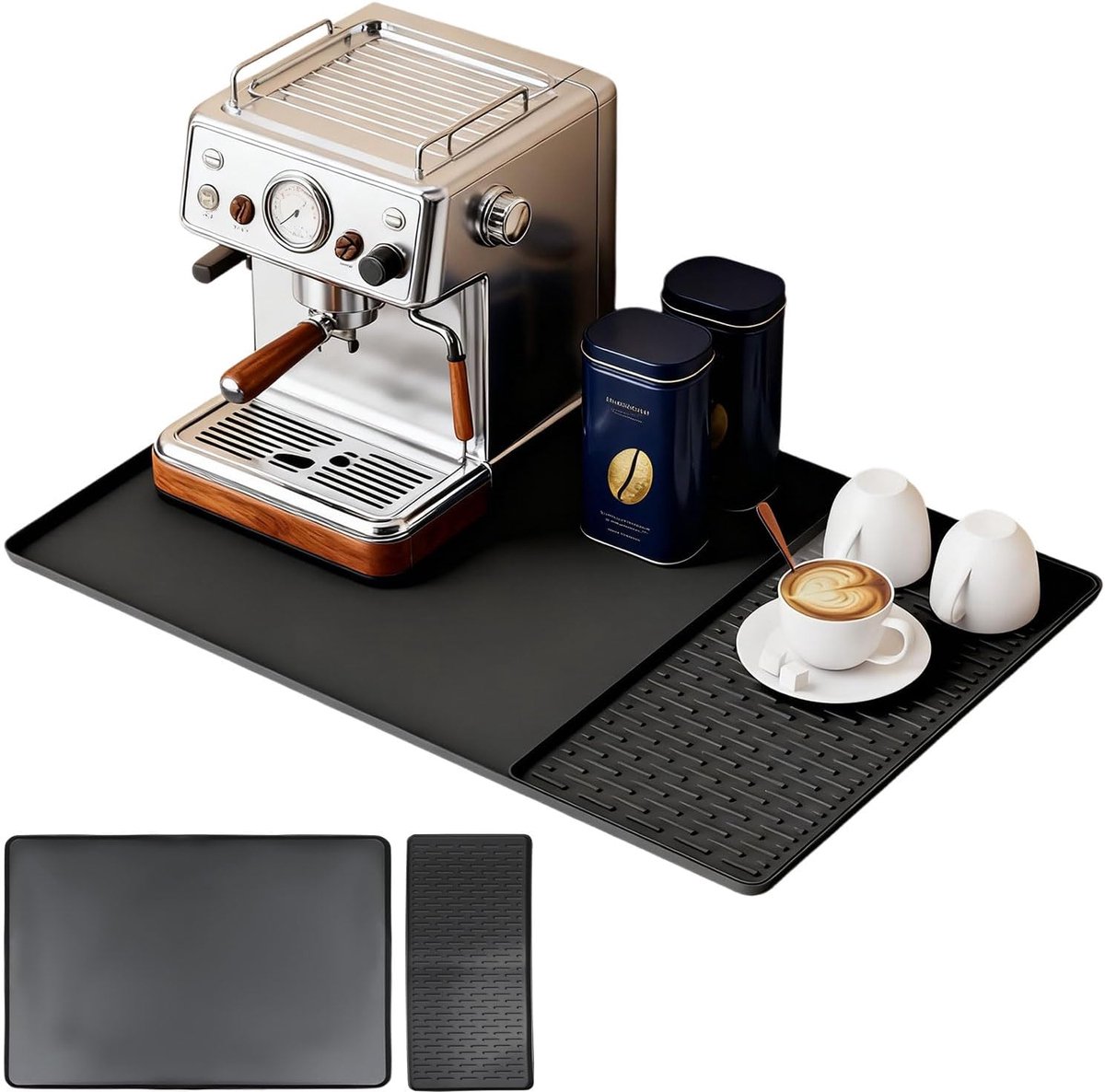 Afvoer Mat 60 x 40 cm - Silicone Draining Mat - Antislip - Bescherming voor keukenwerkbladen - ShopVlot