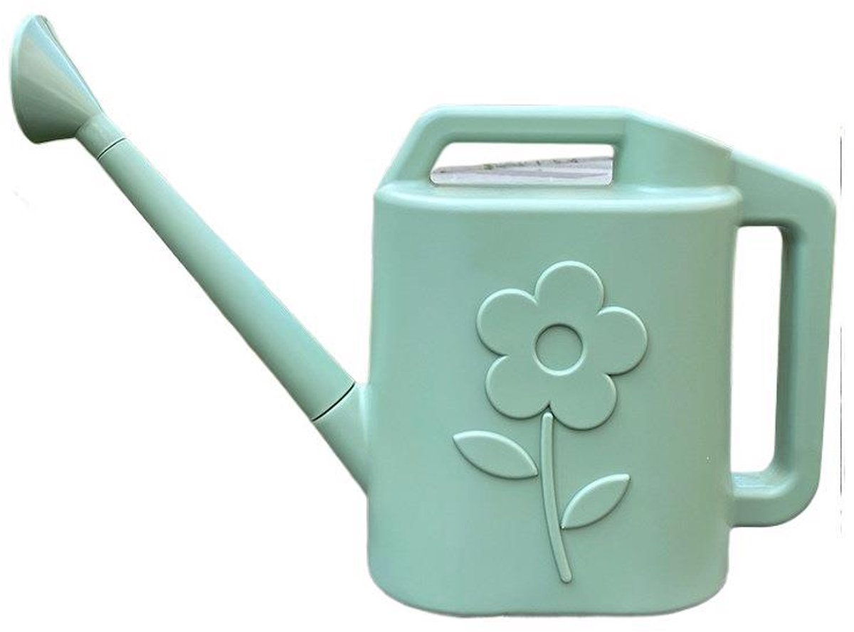Gieter voor kamerplanten en tuinplanten, moderne gieter met grote inhoud, lange tuit en sproeikop-7.5L