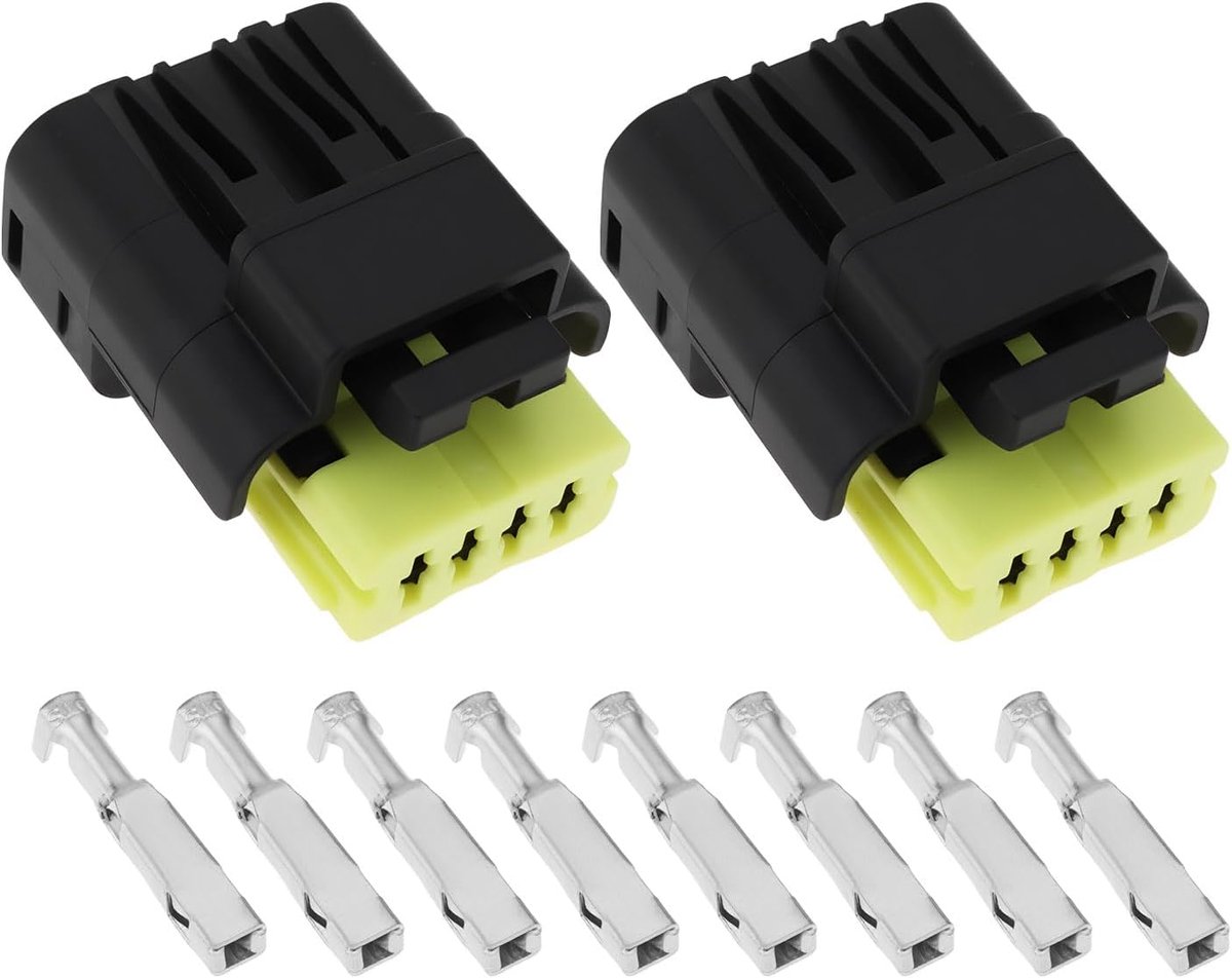Brandstofpomp connector 4Pins - 2 stuks - Compatibel met Renault, Citroen en Peugeot - Eenvoudige installatie - ShopVlot