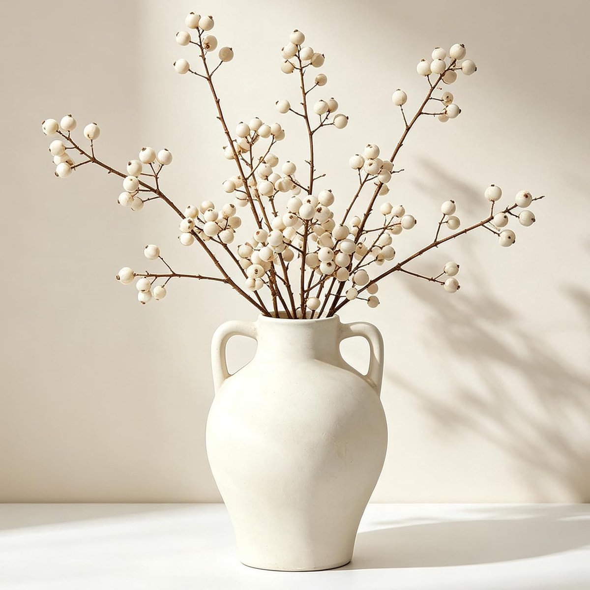 Keramische rustieke boerderijvaas, antieke keramische vaas, boho-decor vaas - ShopVlot