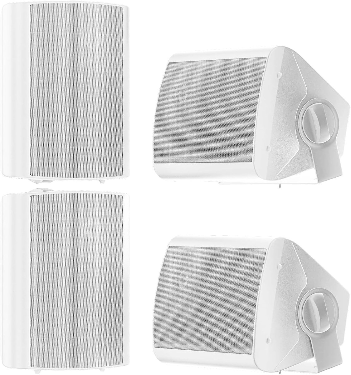 STUDIOFINIX 5.25 Inch 600W Outdoor Speakers Waterproof Weatherproof Indoor Outdoor Speakers for Garden Patio Indoor - ShopVlot