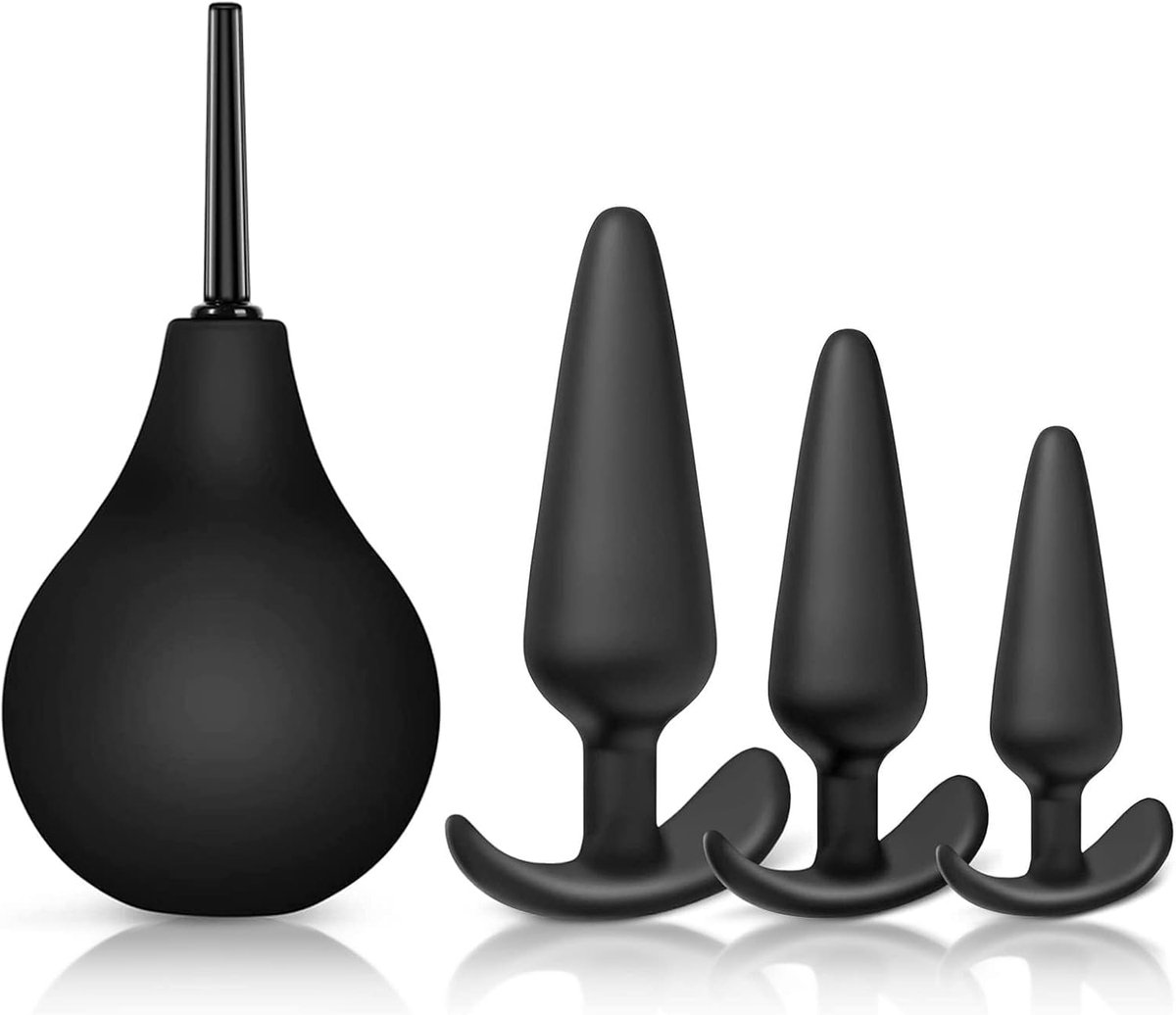Anal plug & intimate shower, reusable and hygienic, anal plug 3 sizes for beginners and advanced users - ShopVlot