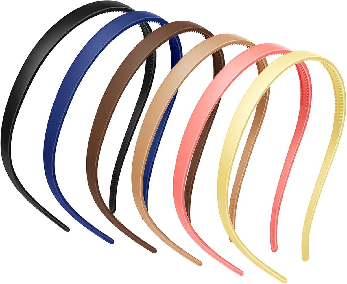 Gjinxi Pack of 6 Headbands for Glasses Wearers, No Pressure, Non-Slip Headbands, No Headaches, Square Sunglasses - ShopVlot