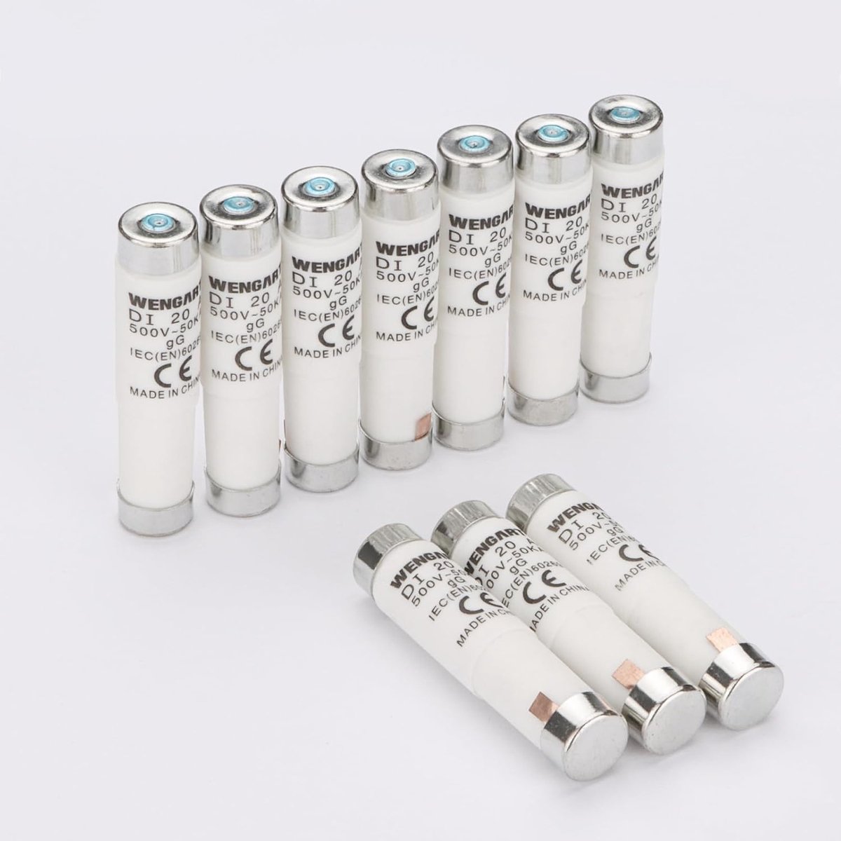 Wengart gG Diazed Fuse DI, 10pcs AC400V/DC250V gG Type for Home Appliances, Industrial Appliances and Power - ShopVlot