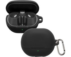 KUSINHOKA Siliconen hoes voor SoundPEATS Air 6 HS - Beschermhoes met haken, ultradun, anti-valbescherming, volledige - ShopVlot