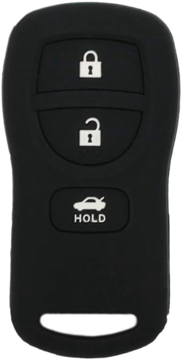 Silicone Cover Protector Case Skin Jacket fit for NISSAN 3 Button Remote Key Fob CV4509 - ShopVlot