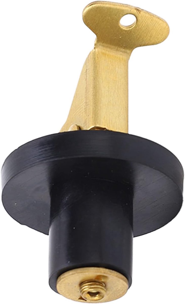 Afvoerkraan 19mm - Messing Schroefplug - Rubberafdichting - Geschikt voor boten - ShopVlot