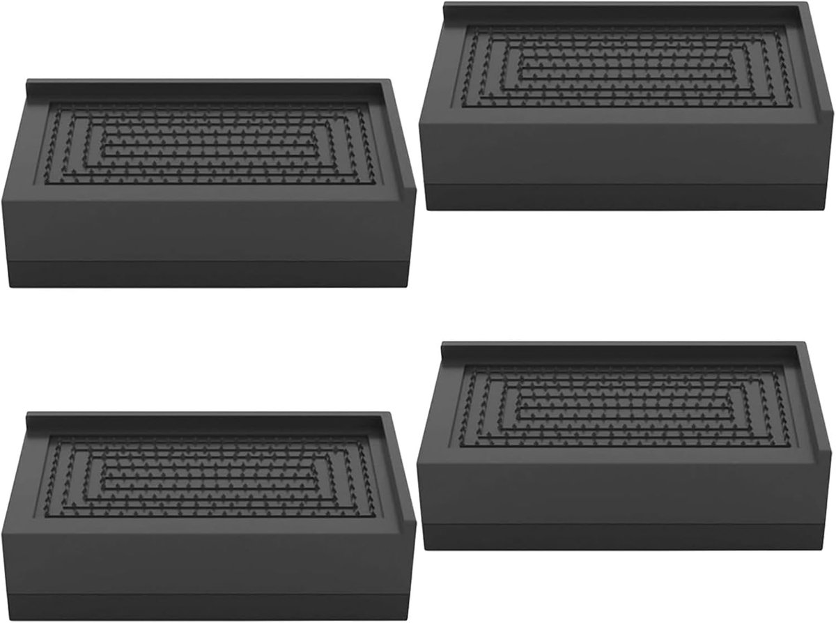 Meubelverhoging 4 cm - set van 4 - antislip design - vloerbescherming voor meubels - ShopVlot