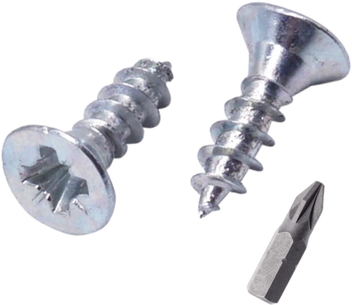 Houtschroeven 3.5 x 13 mm - Gegalvaniseerd staal - Pozidriv verzonken - Geschikt voor diverse houtsoorten - ShopVlot