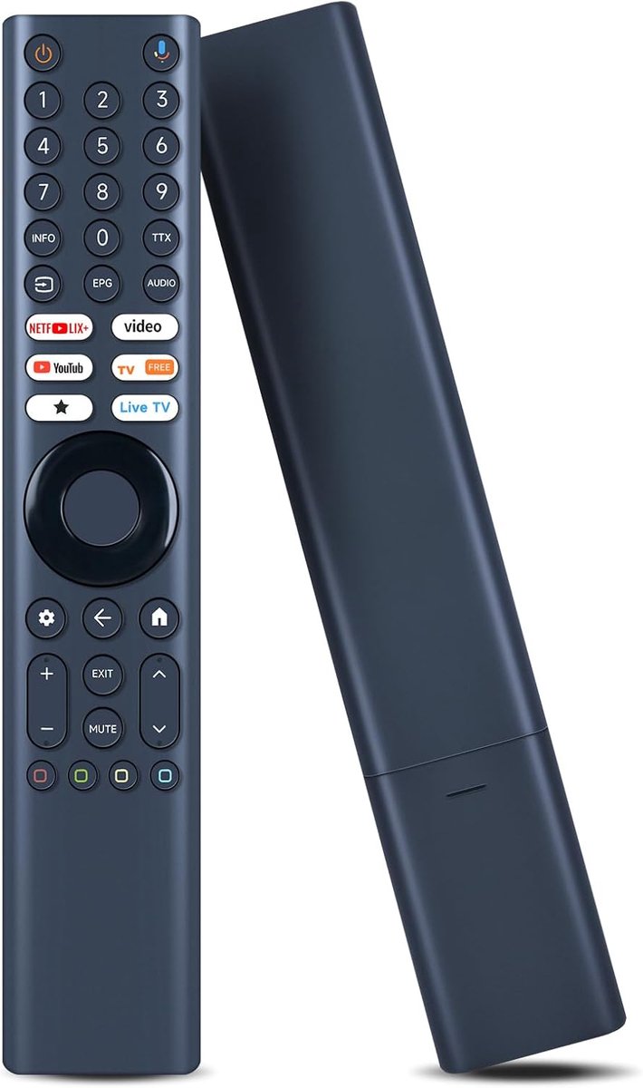 Vervangende afstandsbediening voor Xiaomi TV A Pro 55, 65, 75 - spraakbediening - eenvoudig in gebruik - ShopVlot