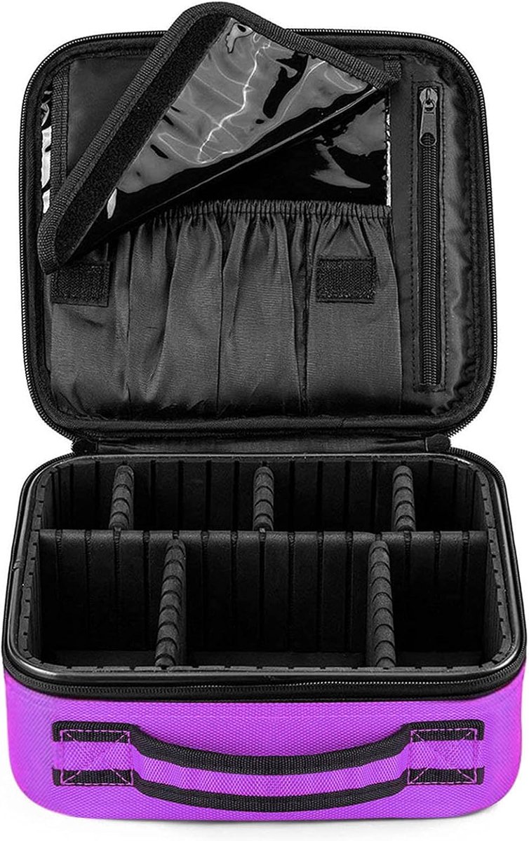 Women Makeup Bag Portable Cosmetic Case Travel Makeup Bag for Girls Women Makeup Case - ShopVlot