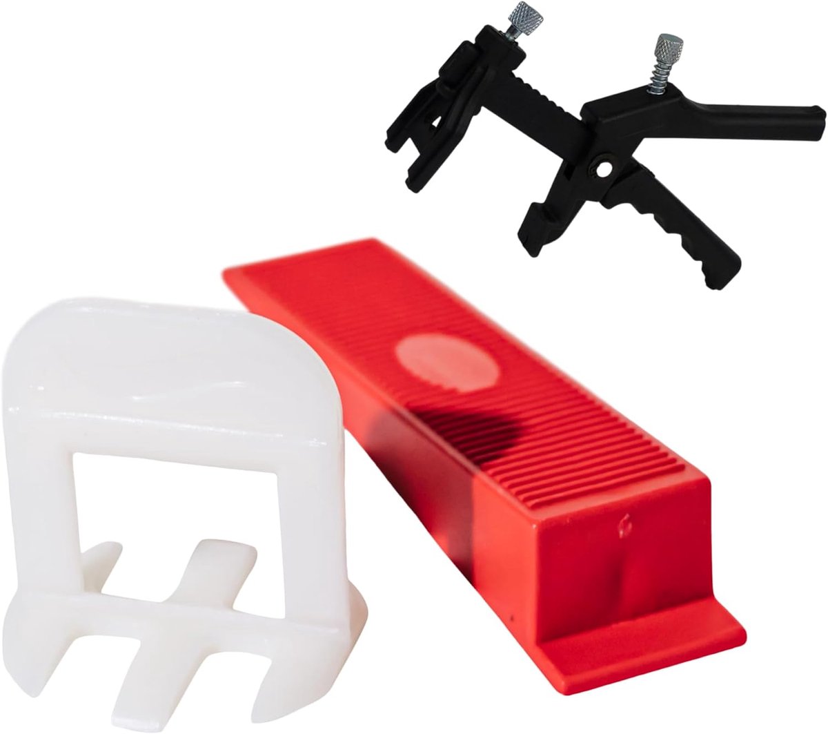 Tile leveling starter kit 2mm - 125 clips + 125 strokes + 1 leveling pliers - 6-12mm tile thickness - ShopVlot