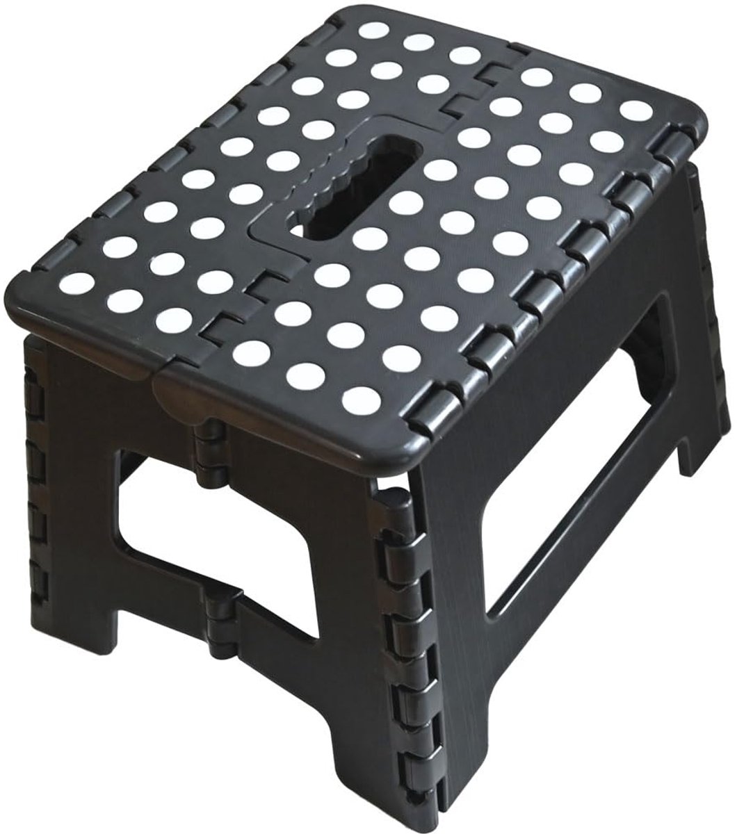 Armo® Opvouwbare kruk Step Down voetenbank met draaggreep, compacte opvouwbare voetkruk, doe-het-zelf voetenbank - ShopVlot