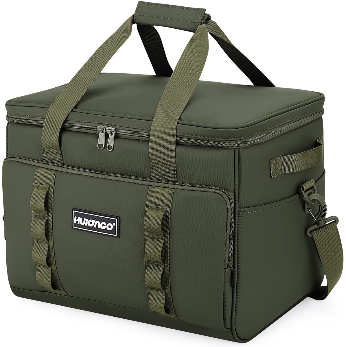 Hulongo Koeltas, opvouwbaar, 30 l, grote koelbox, waterdicht, picknicktas, isolatietas met schouderriem, voor strand - ShopVlot