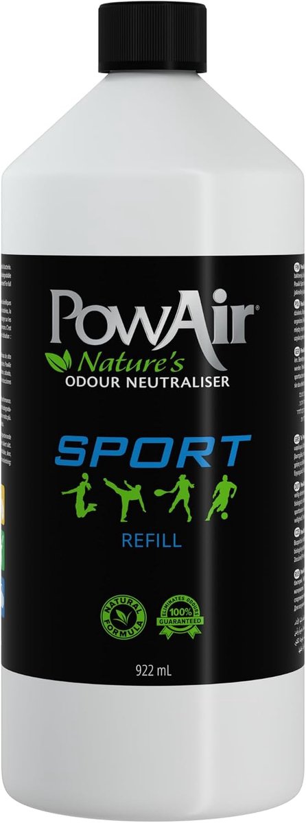 PowAir Sport Odor Removal Refill - Dual Action Enzymatic Formula - ShopVlot