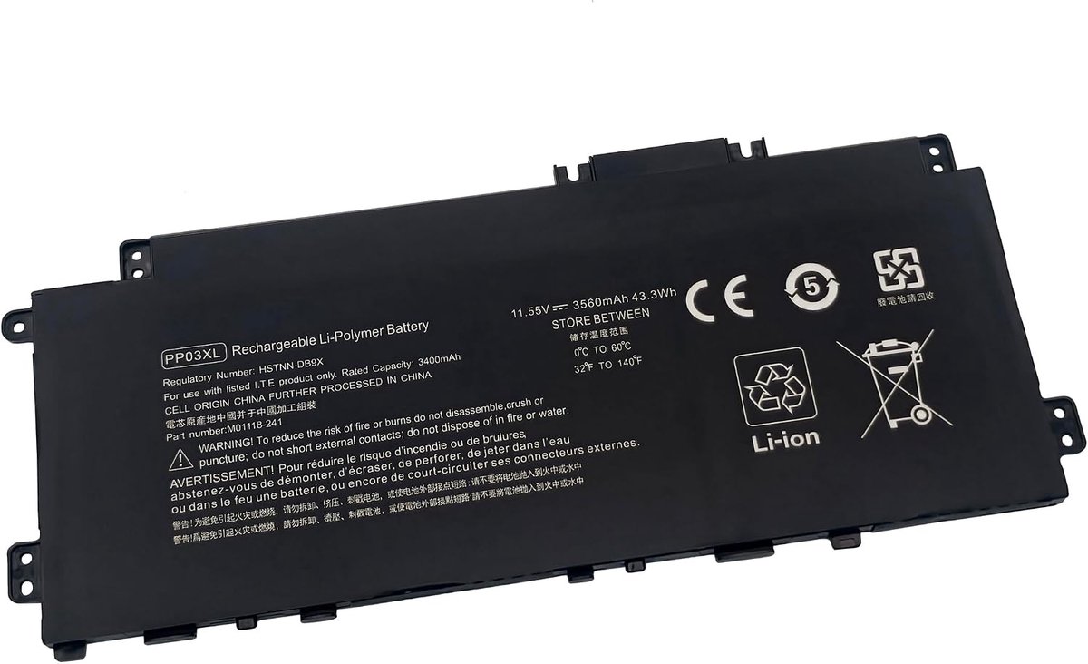 PV03XL HSTNN-LB8S Laptop Battery for HP Pavilion x360 13-BB 13-BB0000 14-DV 14-DK 14-DW 14M-DW 14-dv0xxx 14m-dw0xxx - ShopVlot
