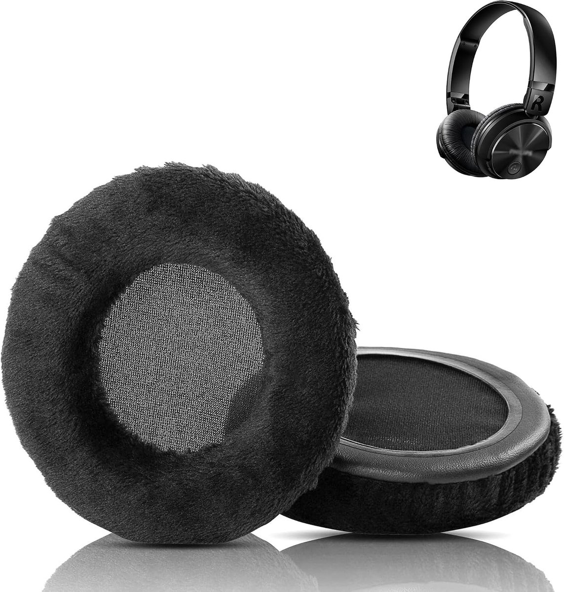 Ear Pads Compatible with Philips SHB 3080, SHB3080 Headphones, Replacement Pads for Ear Pads with Warm, Softer Fabric - ShopVlot