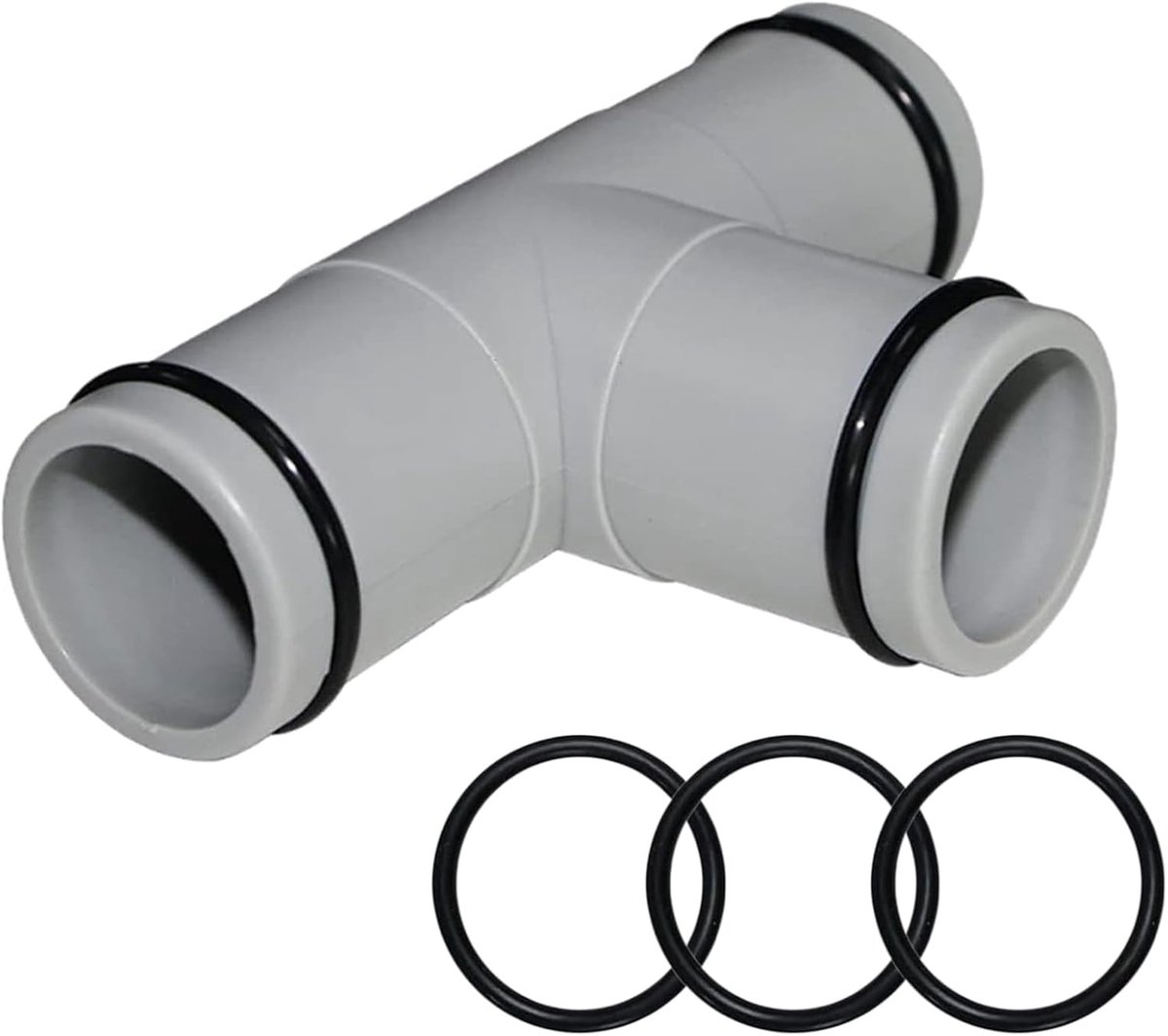 Zwembadslangadapter, 32 mm T-connector, slangaansluitadapter met een diameter van 1-1/4 inch, slangaansluiting voor - ShopVlot
