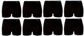 Sweet Angel hoge dames boxershort 8 pak - Zwart - M/L