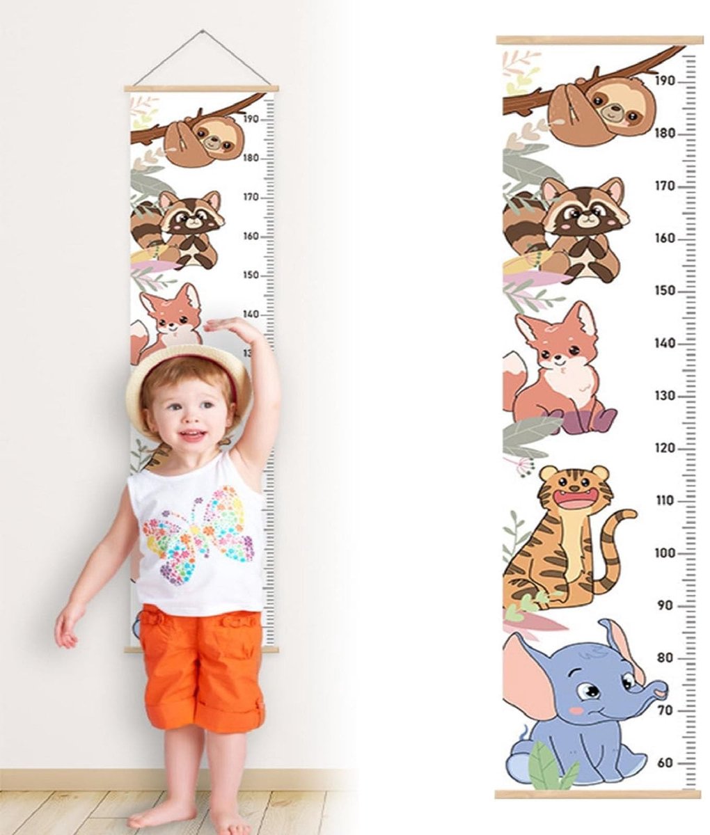 Solidchoice - Groeimeter voor Kinderen met Wanddecoratie