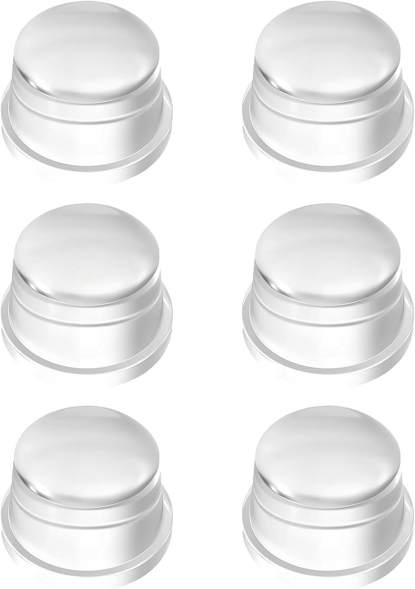 Deurstoppers 6 stuks - Transparant - Zelfklevend - Bescherming voor muur en meubels - ShopVlot