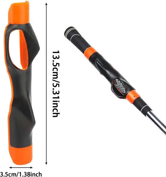 Correctie Grip voor Golftraining, Aligneren van Golfclubs, Handvat voor Verbetering van Golftechniek, Geschikt voor Alle Handgroottes en Clubs — afbeelding 5