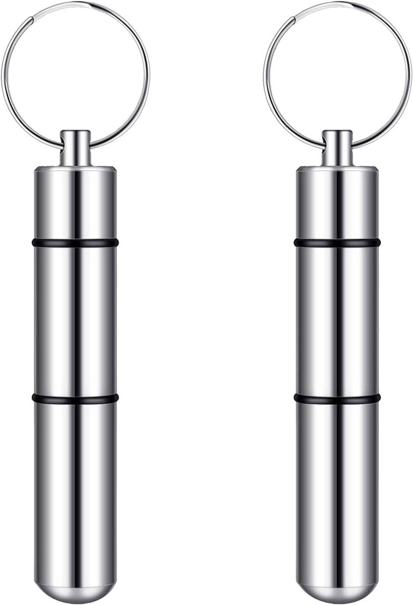 Duurzame Aluminium Tandenstoker Houder - Compacte en Hygiënische Opbergoplossing voor Reizen, Kamperen en Picknicken - Ideaal voor Dagelijks Gebruik en Buitenactiviteiten