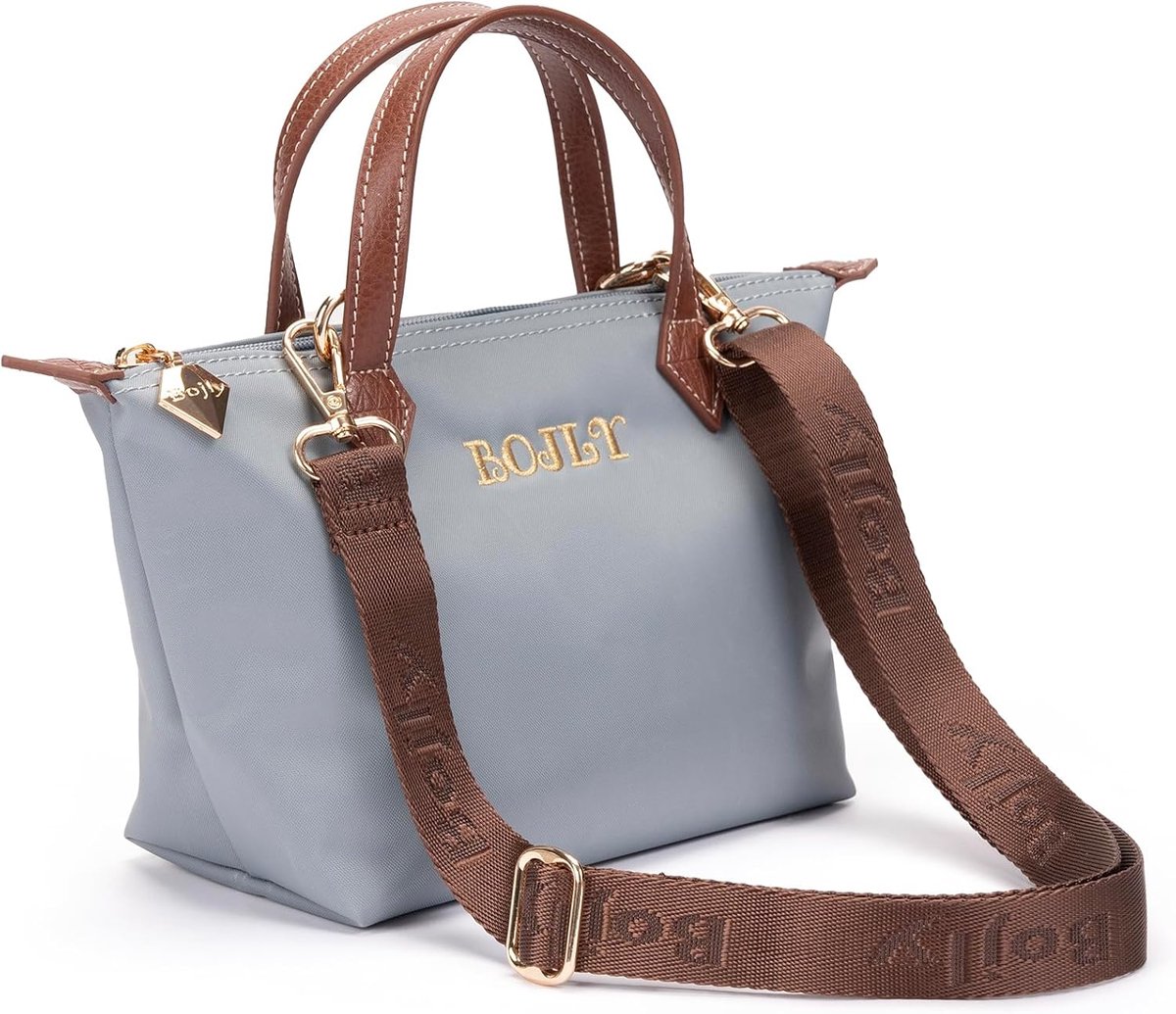 Women's shoulder bag, durable nylon, lightweight handbag with adjustable shoulder strap, multiple pockets, ideal for - ShopVlot