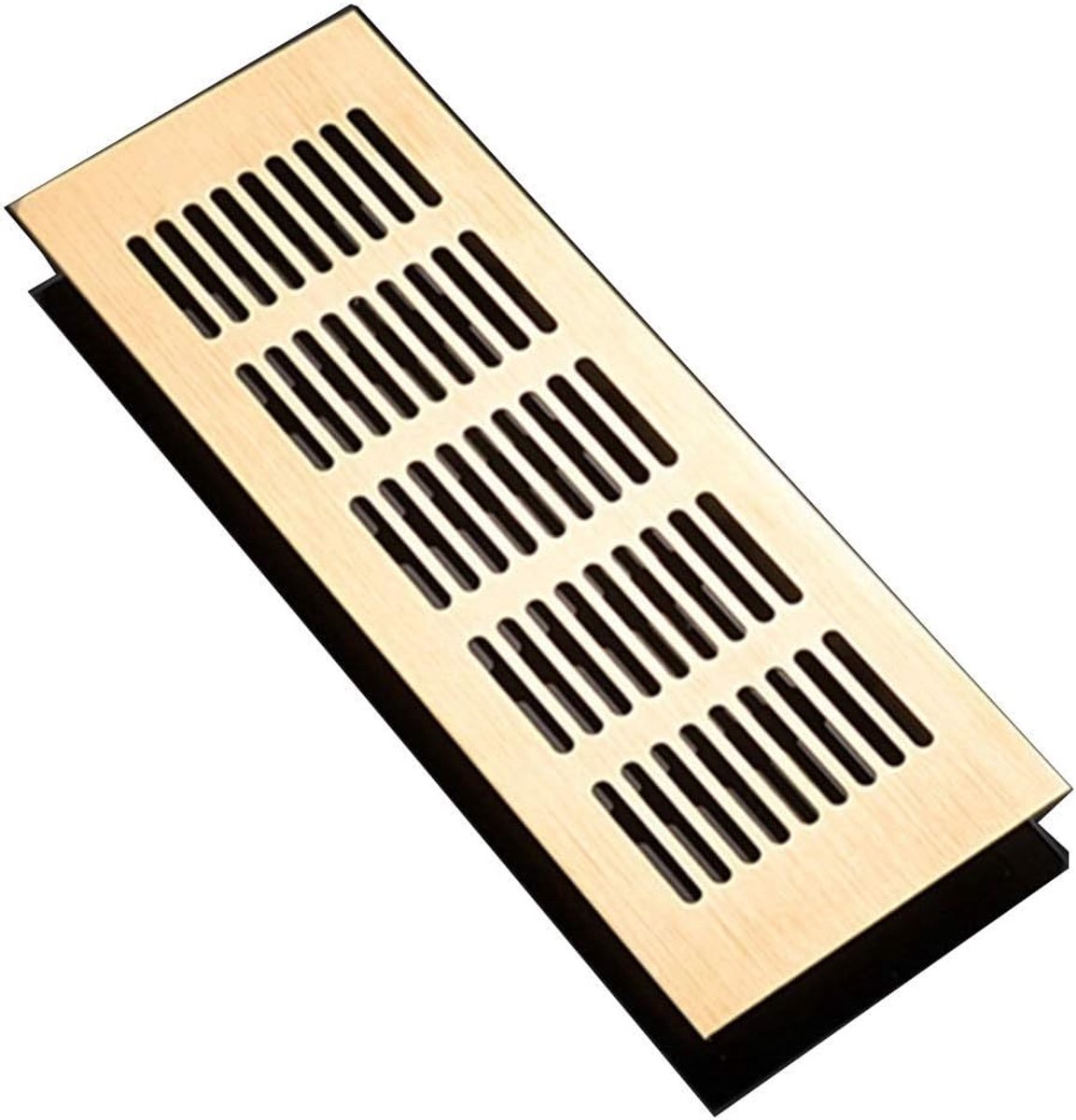 Ventilatierooster - Luchtgat Deksel - Kast Ontluchting - Roestvrij Aluminium - Rechthoekig - Goud