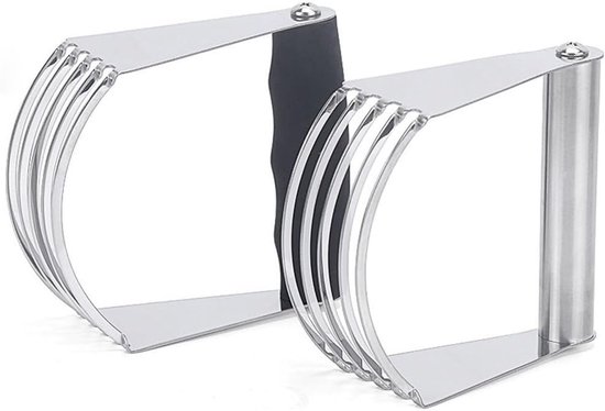 Keukenmixer Roestvrijstaal - Deegklopper Beslagmaker - Thuis Bakken - Ergonomische Handgreep - 12 x 11 cm - Zwart — afbeelding 4