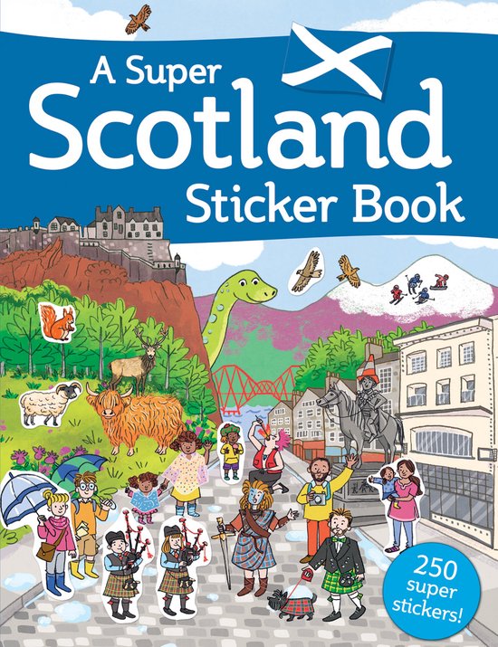 A Super Scotland Sticker Book - cover