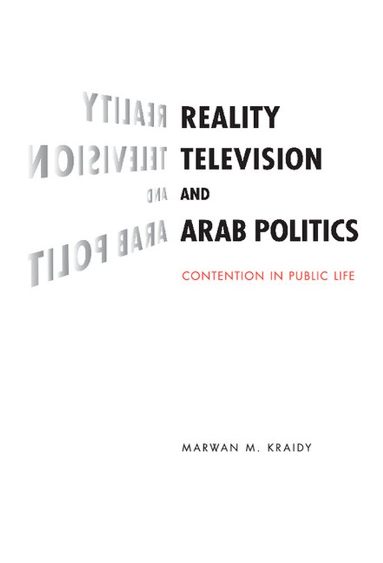 Reality Television and Arab Politics - cover