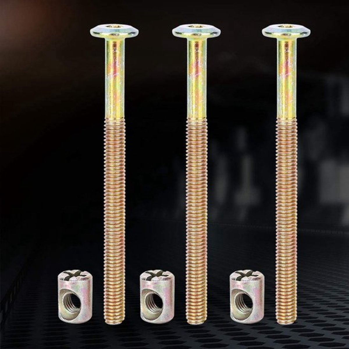 Shopcentral - M6 Furniture Screw - Verbinding - 10 Stuks - 40 mm - Galvanized