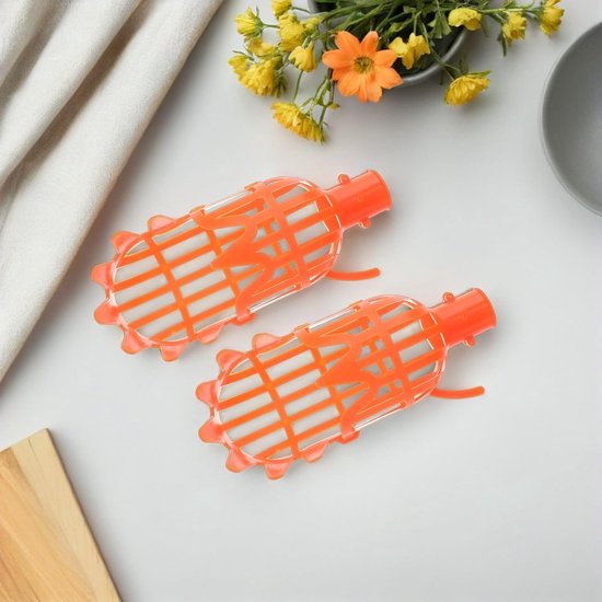 Fruitplukker Set - Oogsttool Fruit - Fruit Oogsten - Verstelbare Hoek - 20 x 9 cm - Oranje — afbeelding 4