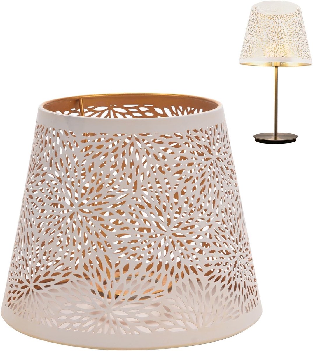 Lampenkap voor Tafellamp - Metaal - Tijdloos Vintage Design - E27/E26 Fitting - Voor Diverse Interieurs