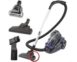 AG3400 Stofzuiger Zonder Zak - Stofzuigers - Vacuum Cleaner Zakloos - Geschikt Voor Dierenharen - Extra Lange Kabel - 850W - Sterke Zuigkracht - Deep Purple